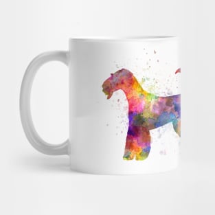 airedale terrier  dog in watercolor Mug